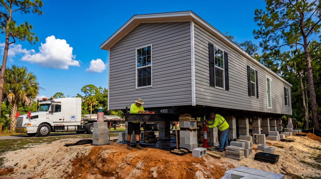 Mobile Home Re-Leveling Florida